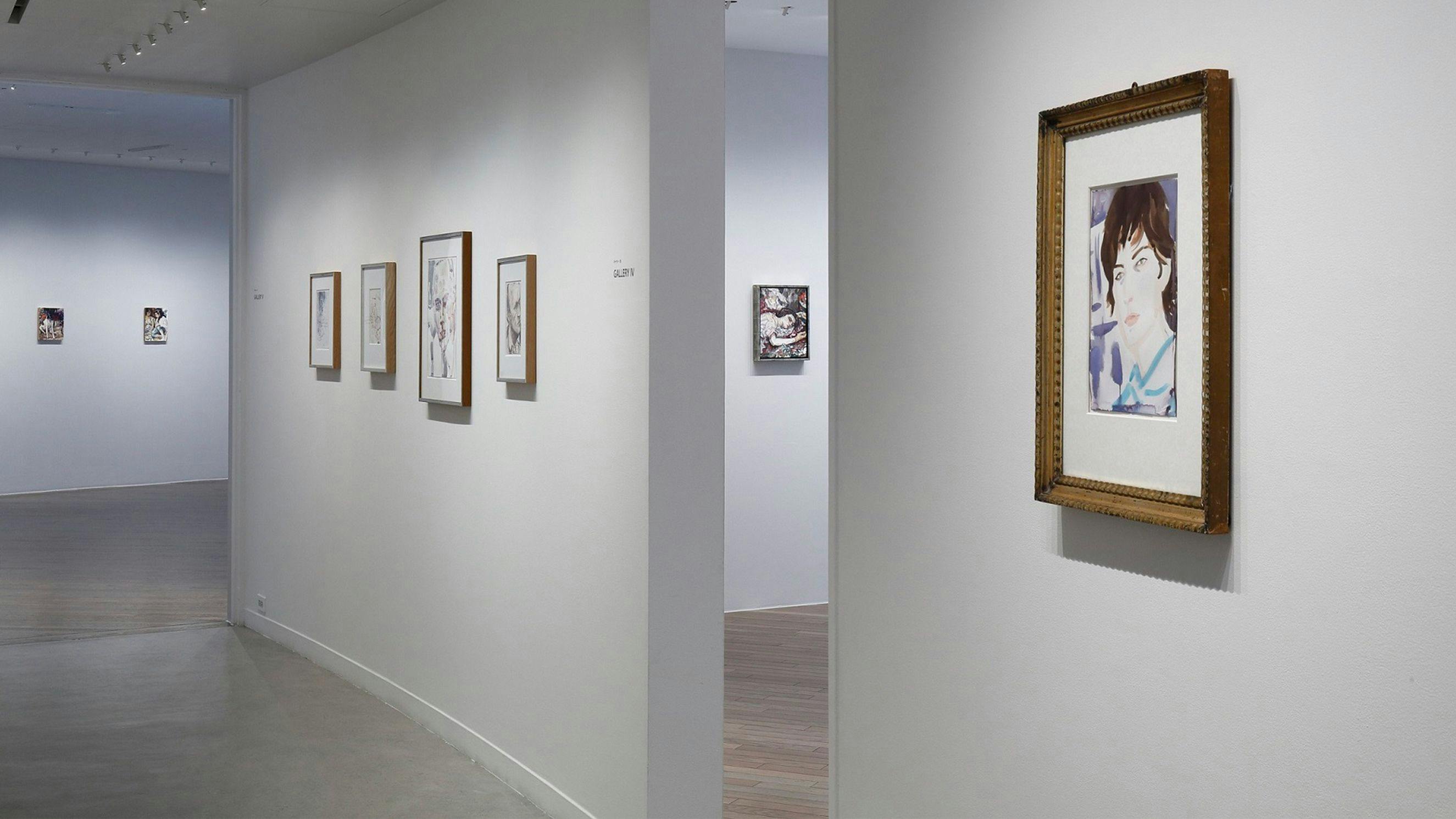 Installation view of Elizabeth Peyton: Still Life at Hara Museum of Contemporary Art, Tokyo in 2017